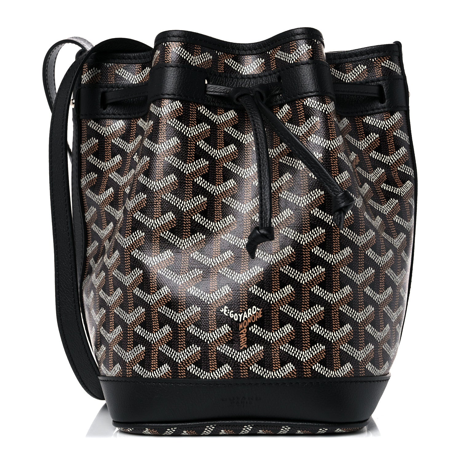 Goyard Goyardine Petit Flot Bucket Bag PM Black 1 of 9