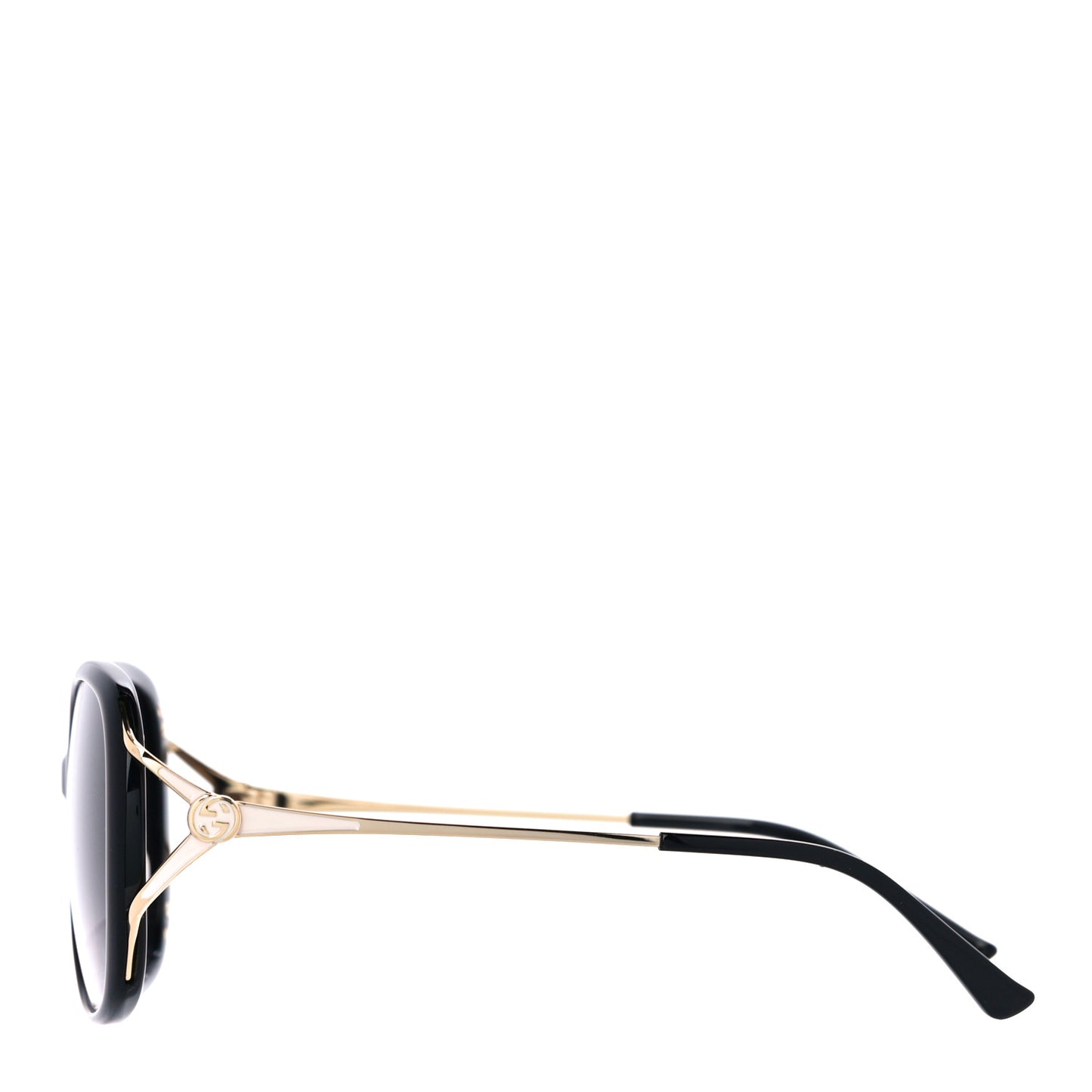 Acetate Metal Oversized Sunglasses GG0649SK Black