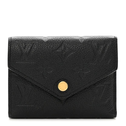 Louis Vuitton Empreinte Victorine Wallet Black 1 of 8