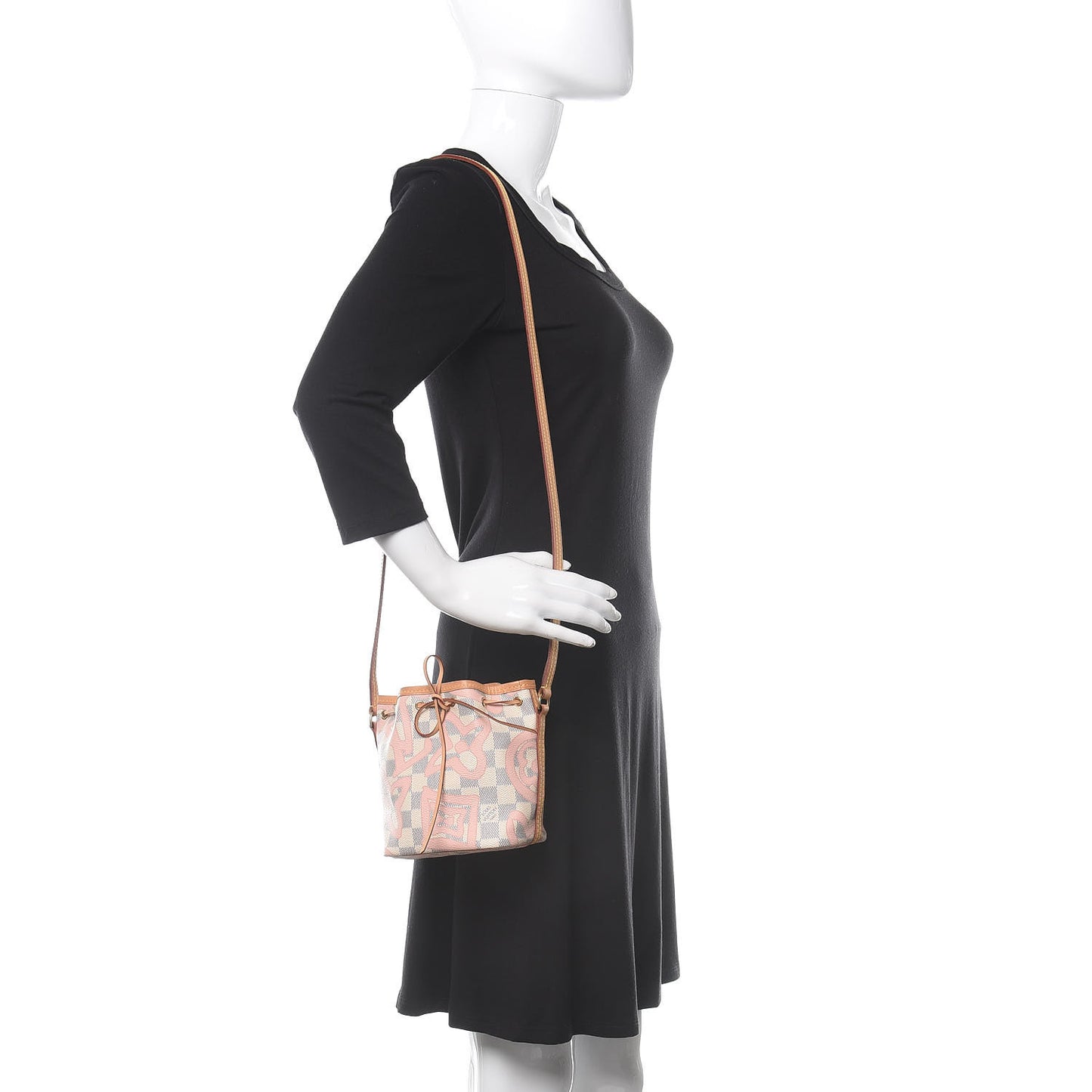 Damier Azur Tahitienne Nano Noe Rose Ballerine
