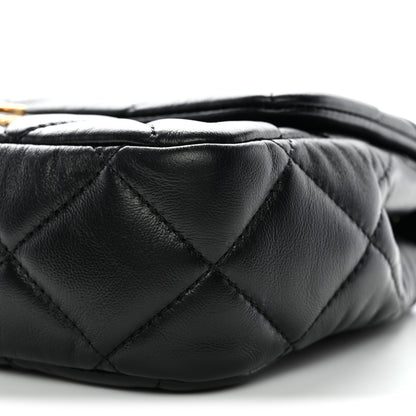 Chanel Lambskin Quilted Mini Flap Black 10 of 11