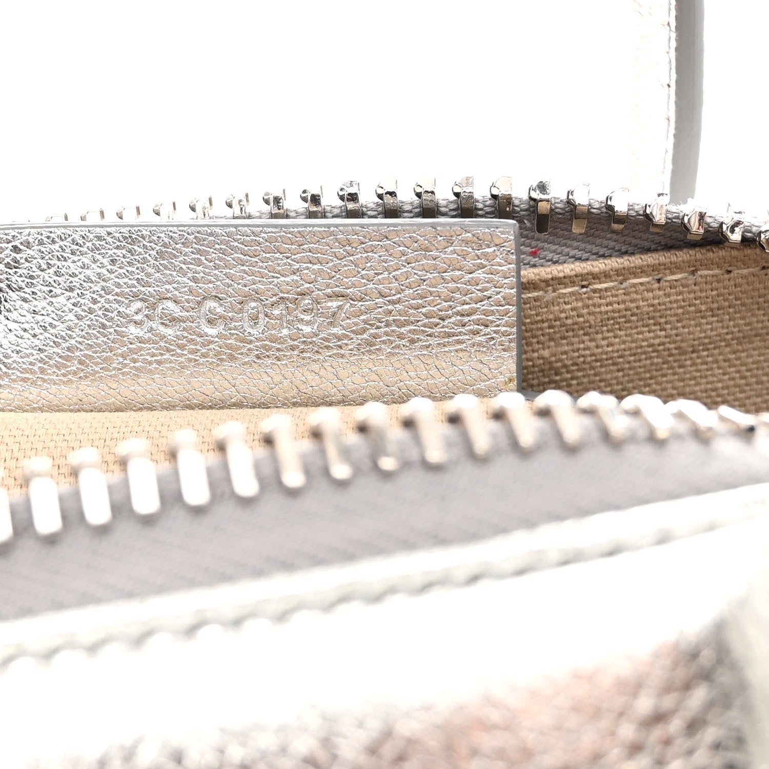 Givenchy Metallic Sugar Goatskin Mini Antigona Silver 7 of 11