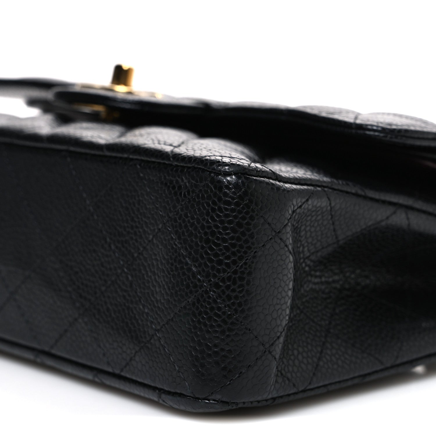 Chanel Caviar Quilted Small Double Flap Black 9 of 10