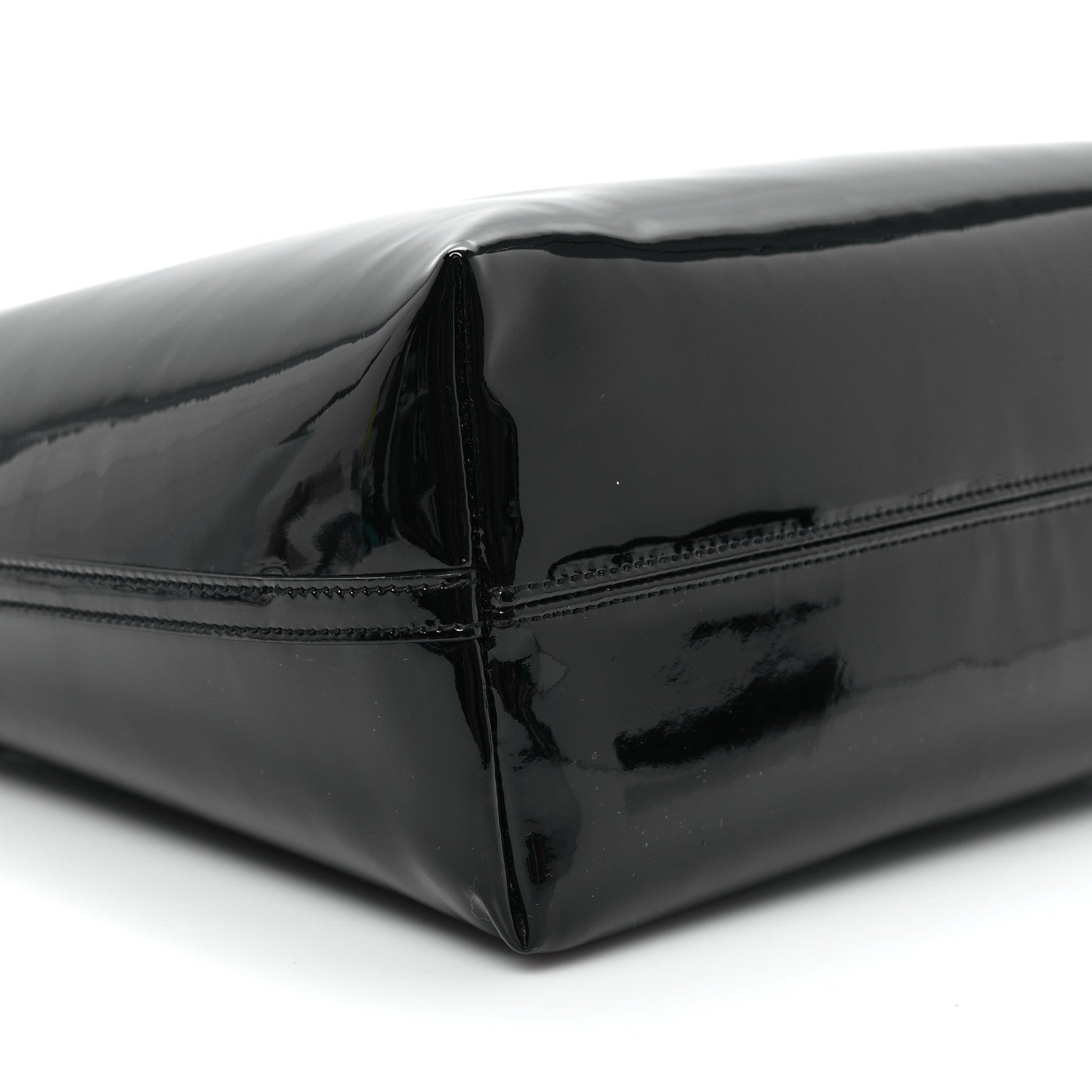 Saint Laurent Patent Calfskin Mini Rendez-Vous Hobo Black Black 10 of 12