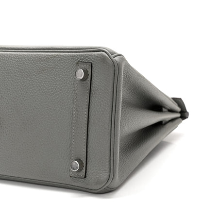 Hermes Togo Birkin 25 Gris Mouette 10 of 10