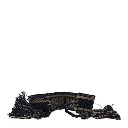 Christian Dior Woven Cotton J'Adior Friendship Bracelet Navy 3 of 3