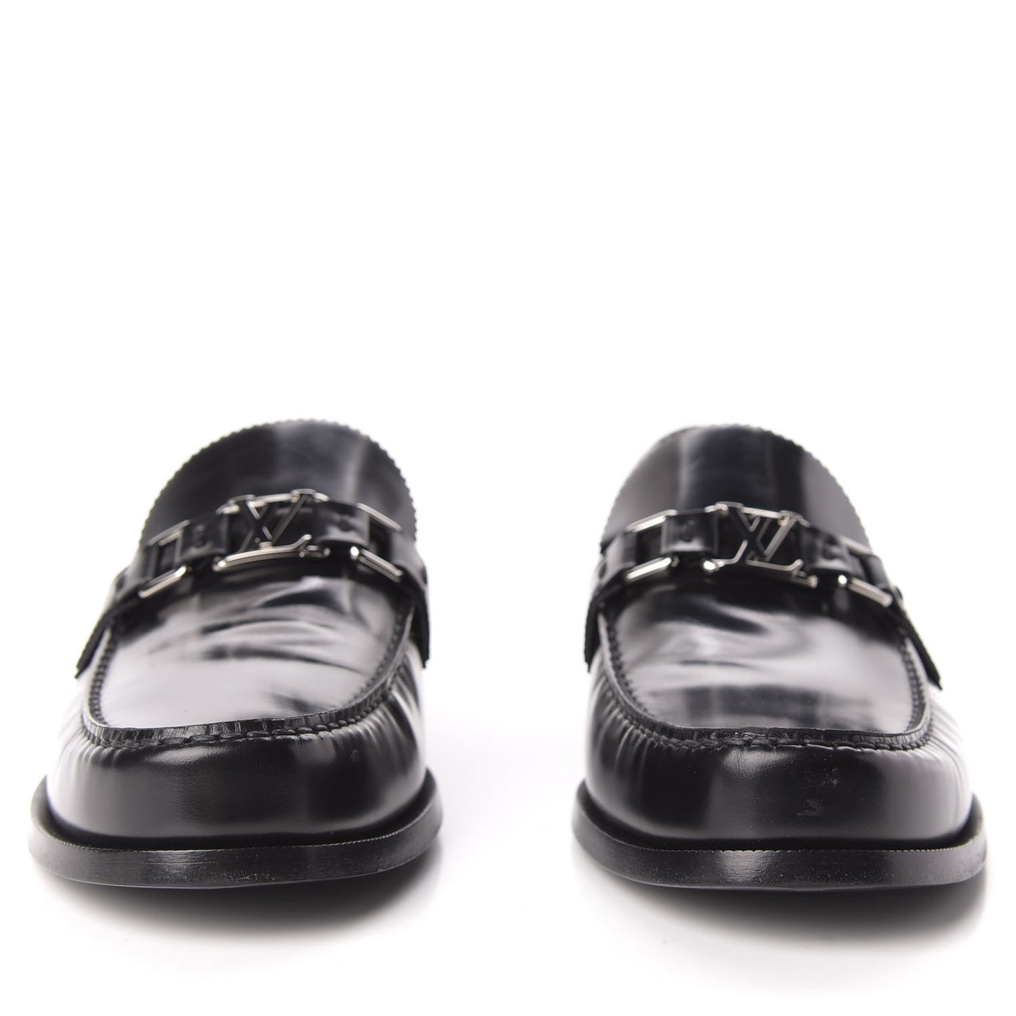 Calfskin Mens Major Loafers 9 Black