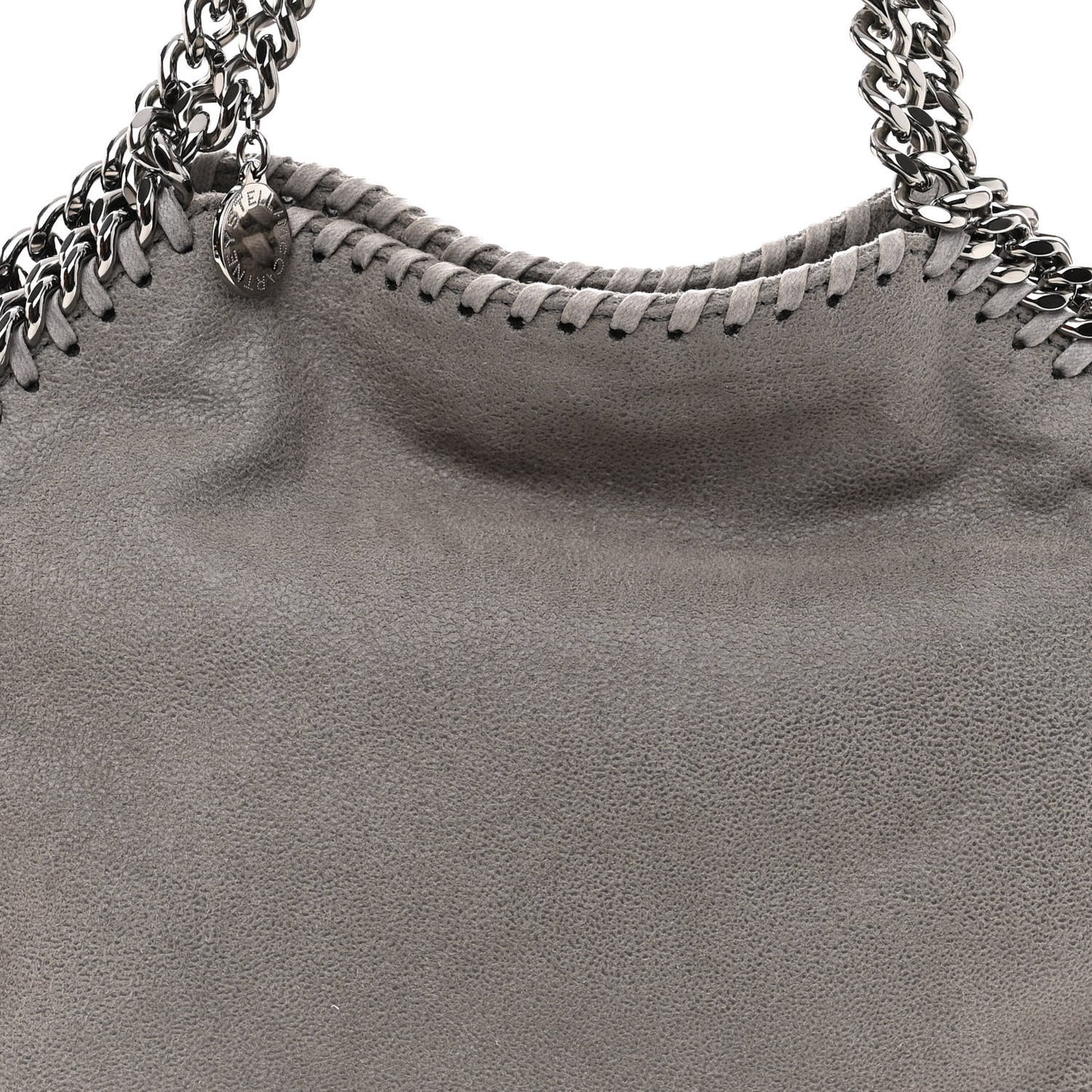 Shaggy Deer Mini Falabella Crossbody Bag Grey