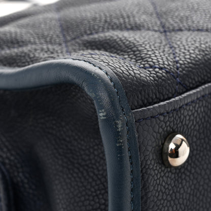 Chanel Caviar Quilted French Riviera Tote Blue 12 of 12