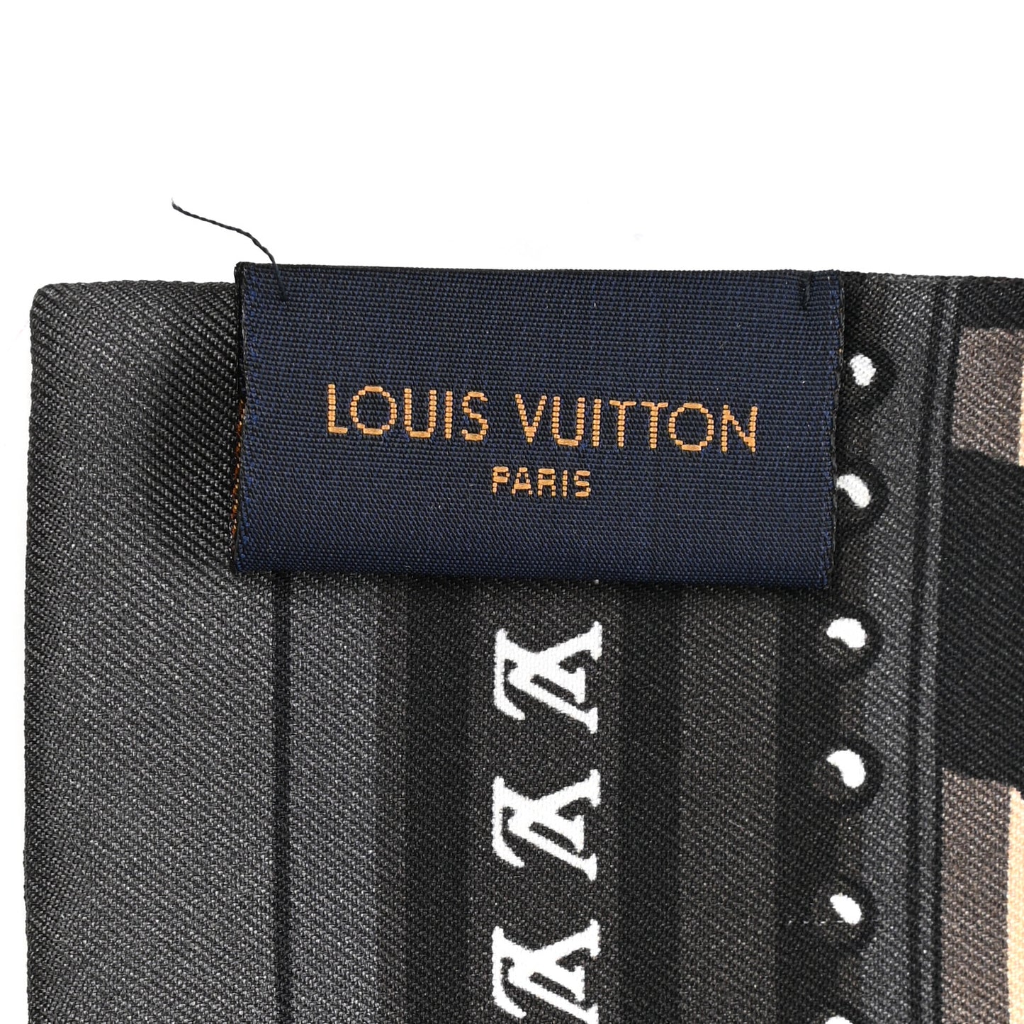 Silk Monogram LV World Bandeau Brown
