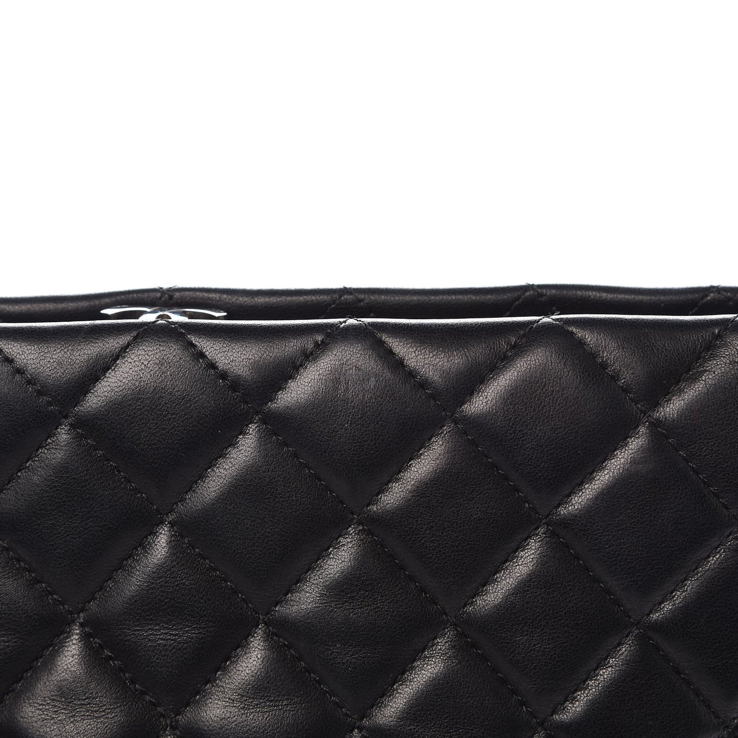 Lambskin Quilted Clutch Black