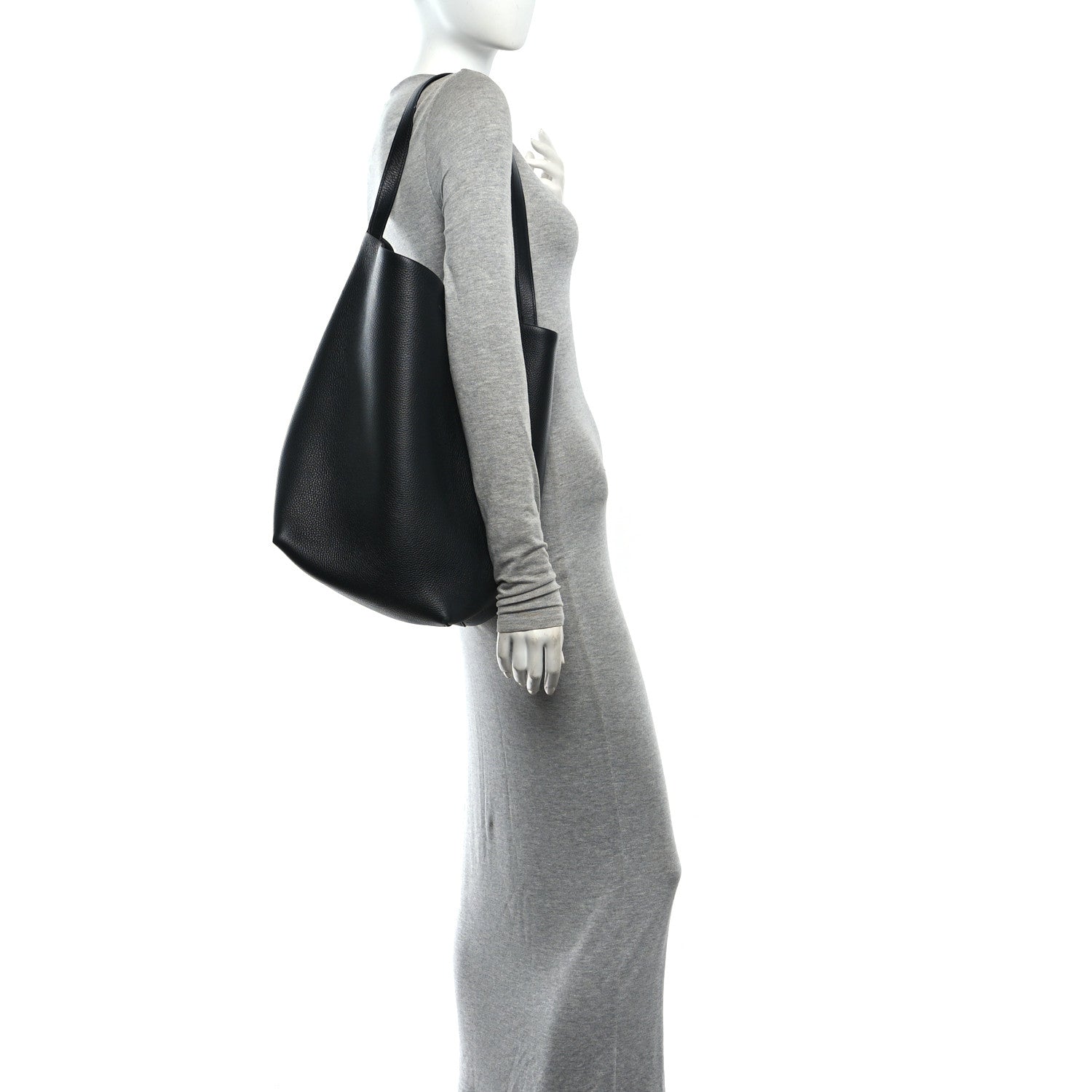 The Row Grained Calfskin Large N/S Park Tote Black 2 of 9