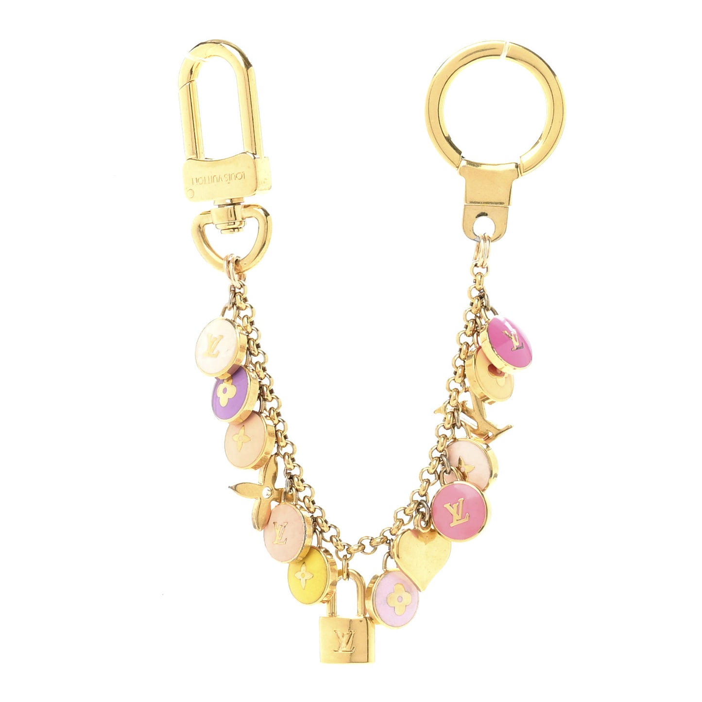 Pastilles Key Chain Bag Charm Multicolor