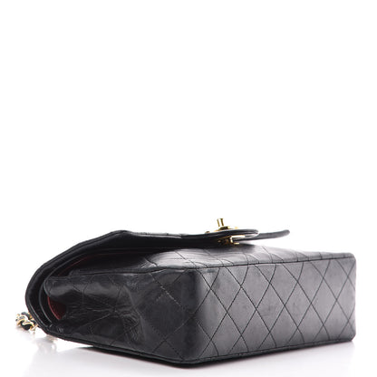 Chanel Lambskin Quilted Small Double Flap Black 4 of 13
