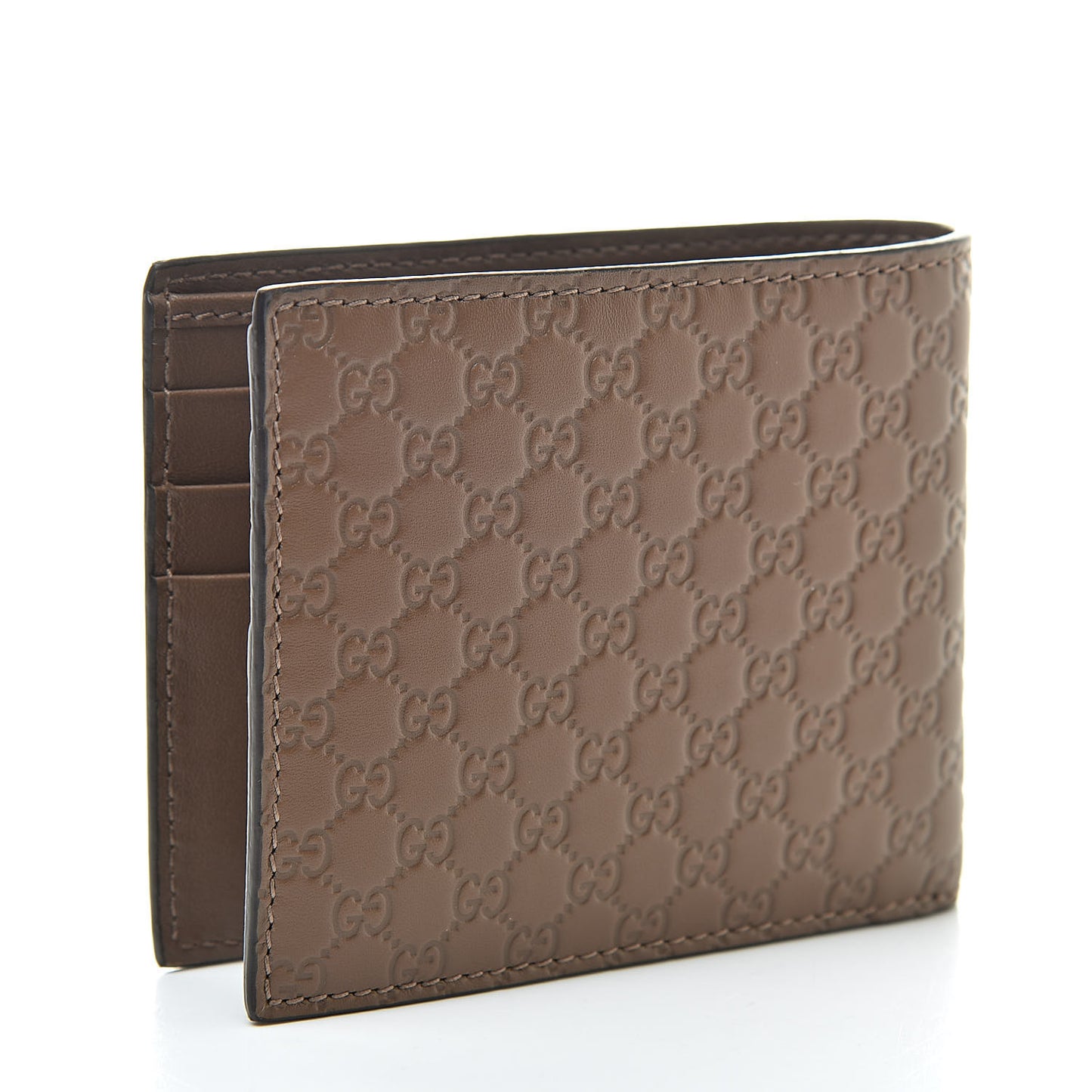Microguccissima Bi-Fold Wallet Acero