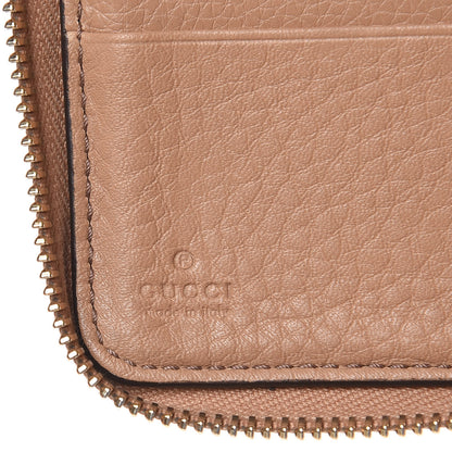 Gucci Calfskin Soho Zip Around Wallet Camelia 6 of 14