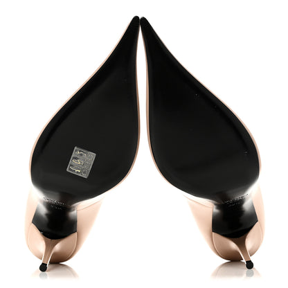 Saint Laurent Calfskin Elysee Pump 39.5 Beige 7 of 9