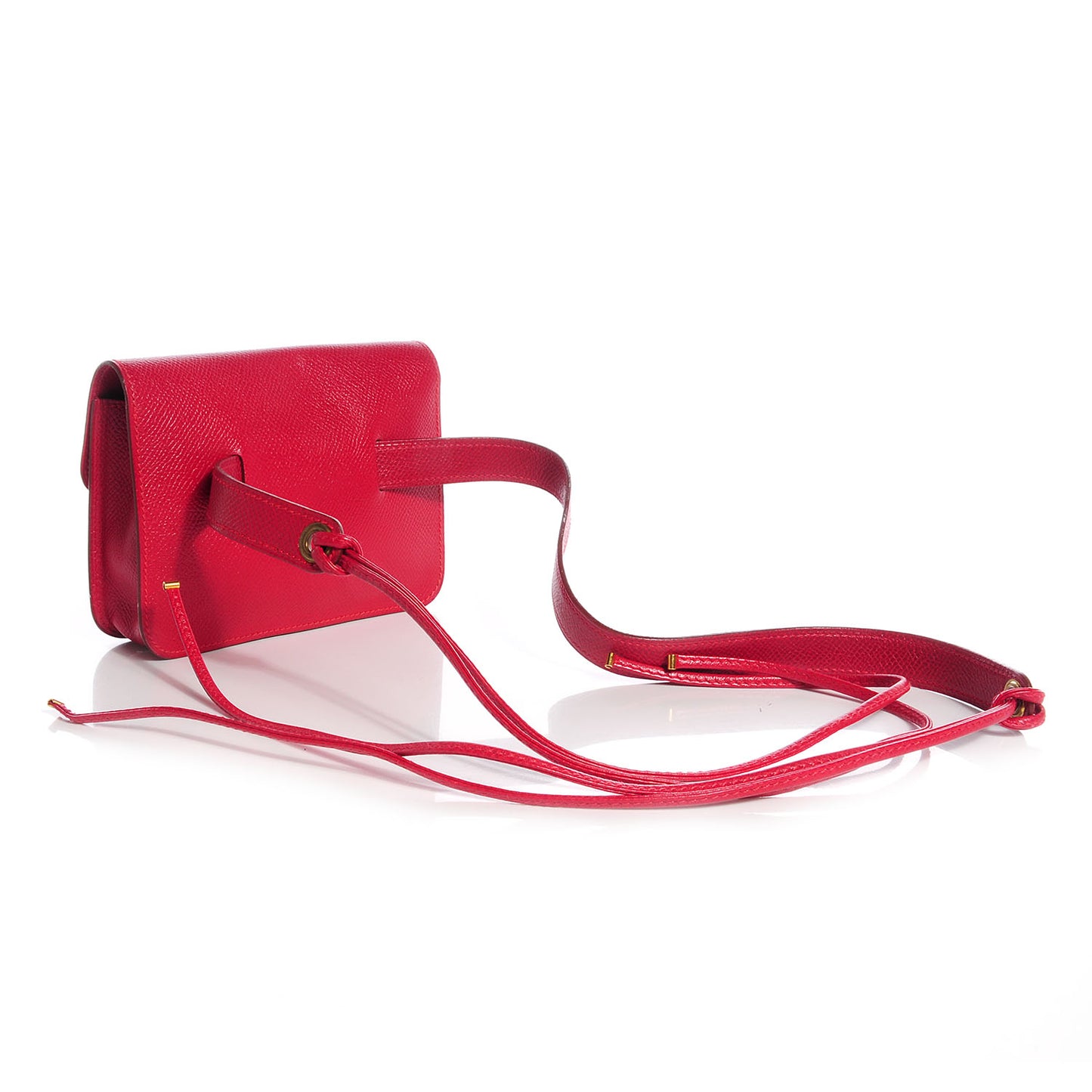 Courchevel Pochette Green Belt Bag Rouge Vif