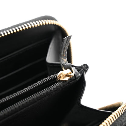Chanel Aged Calfskin Quilted Reissue Large Gusset Zip Around Wallet Black 7 of 7