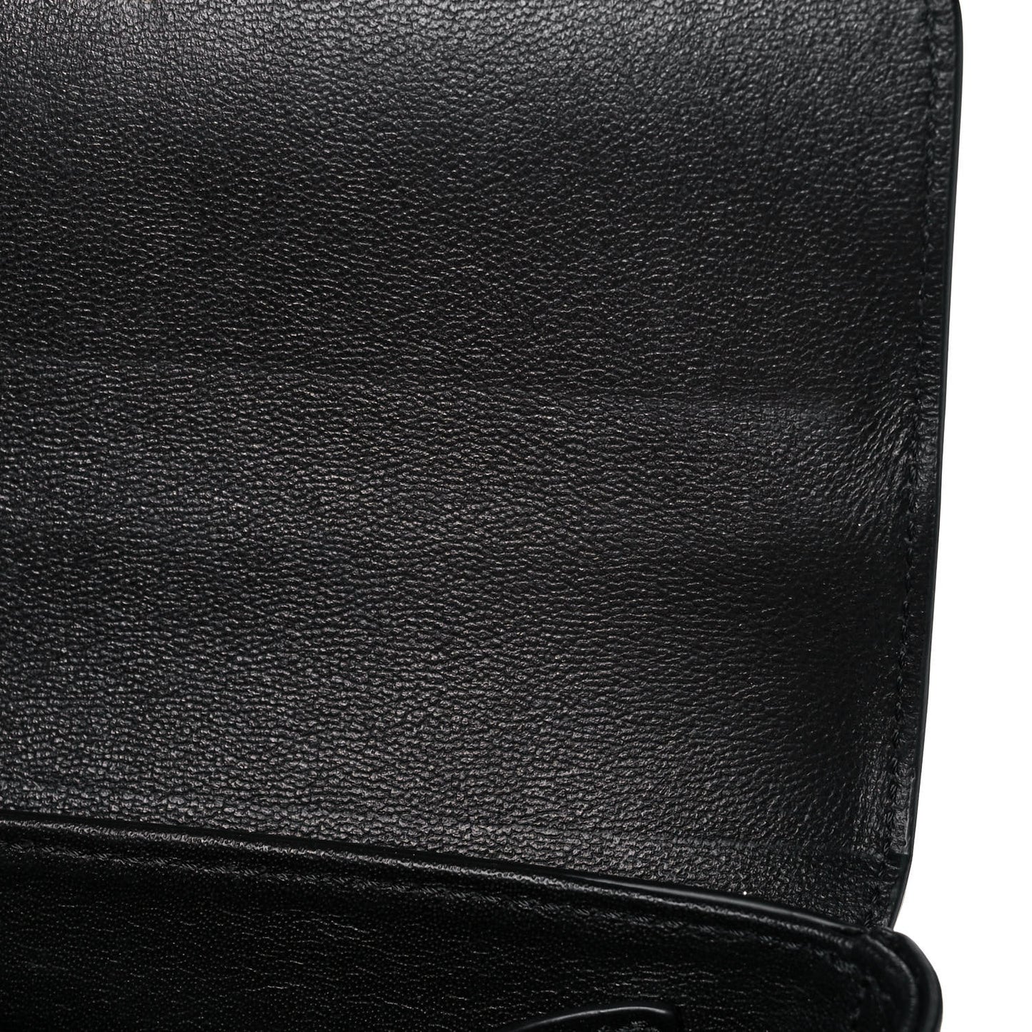 Shiny Calfskin Small Pampille C Bag Black
