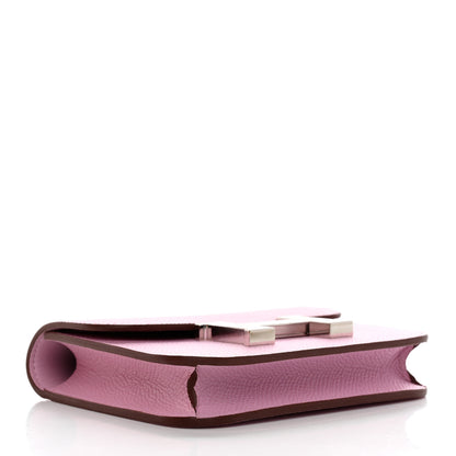 Hermes Epsom Constance Slim Wallet Mauve Sylvestre 5 of 8