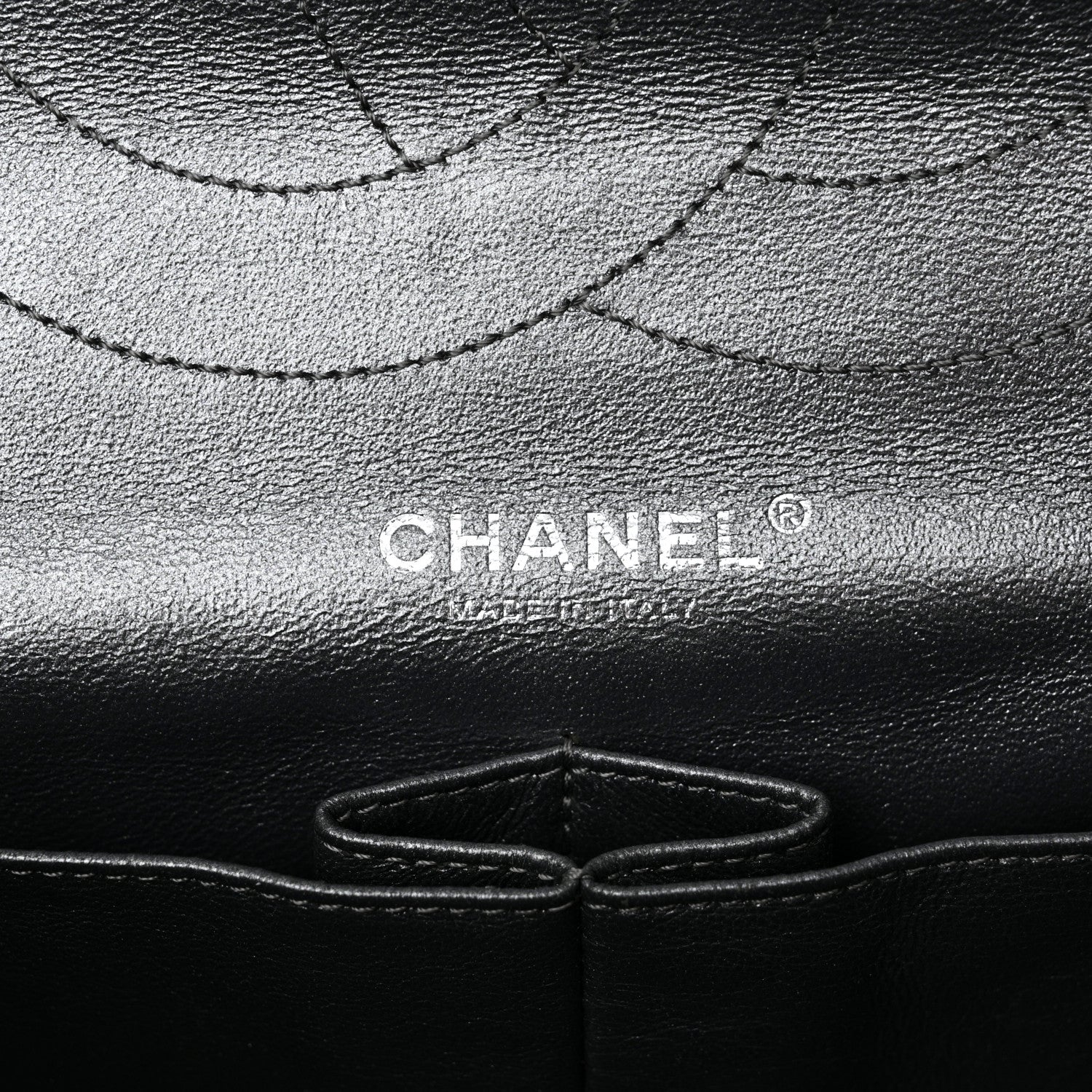 Chanel Metallic Aged Calfskin Quilted 2.55 Reissue 227 Flap Dark Silver 6 of 13