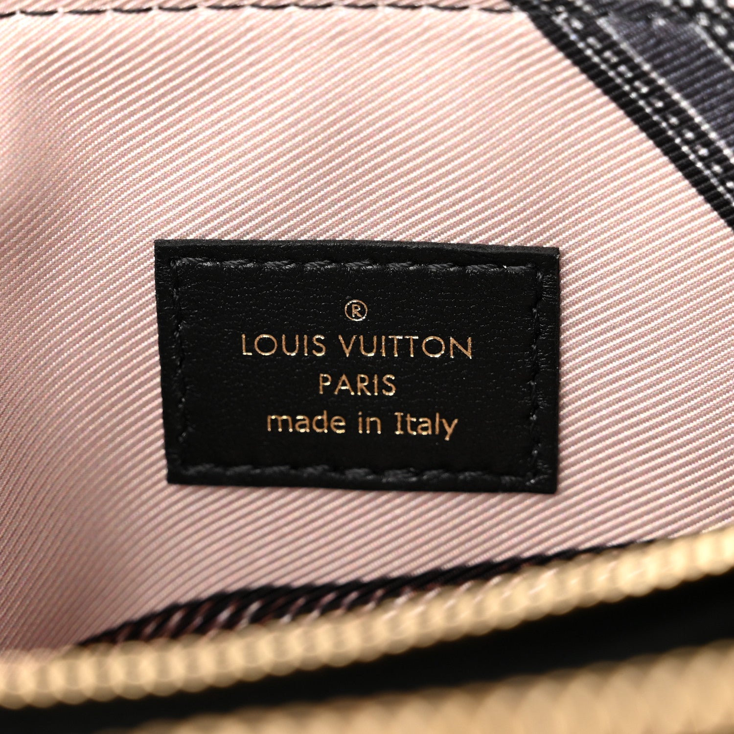 Louis Vuitton Lambskin Embossed Monogram Scarf Coussin PM Black 6 of 10