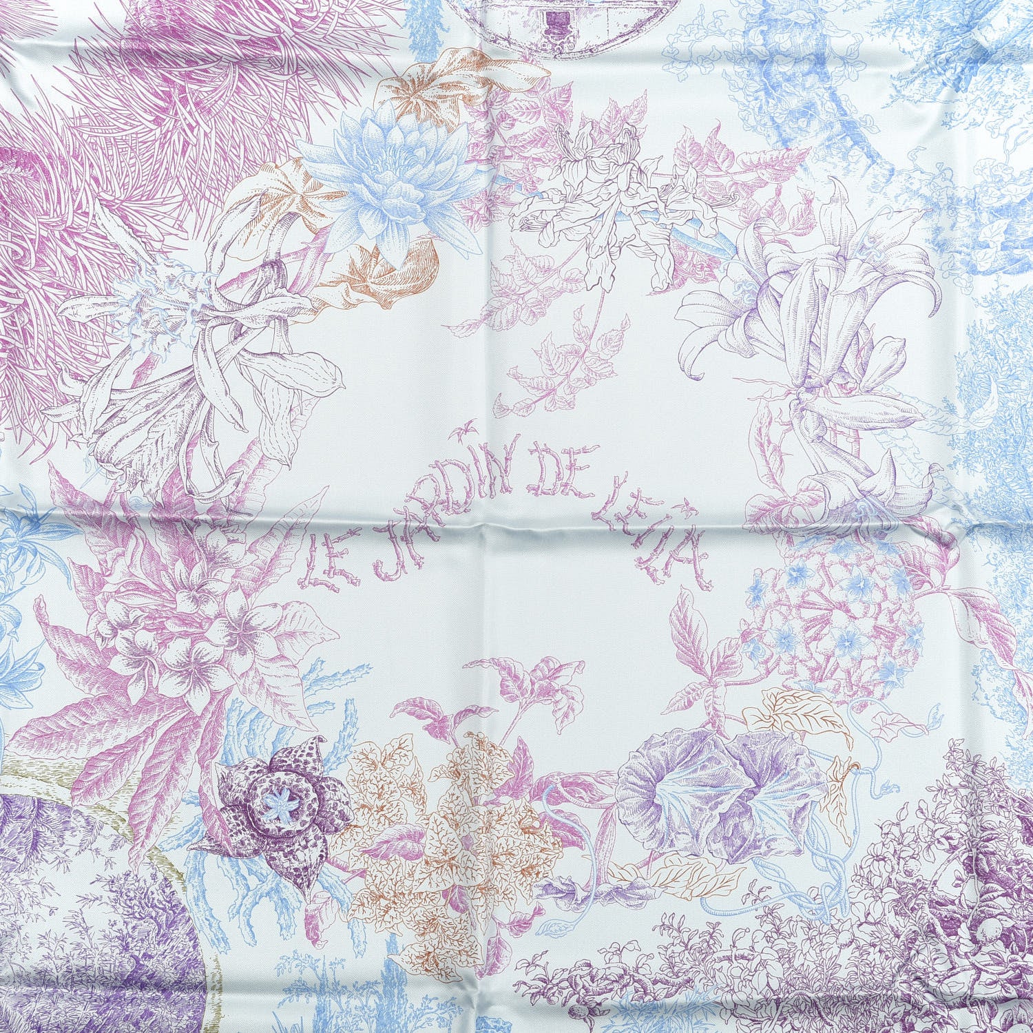 Hermes Silk Le Jardin de Leila Scarf 90 2 of 3