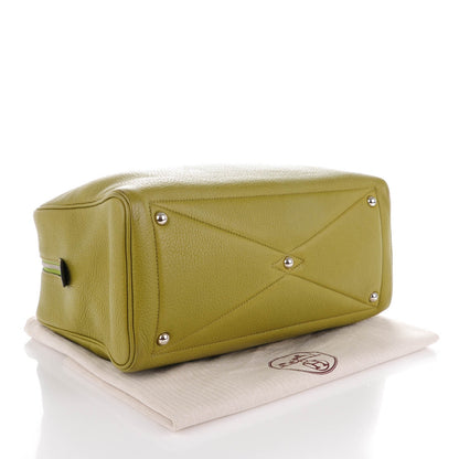 Hermes Taurillon Clemence Victoria II 35 Vert Anis 4 of 11