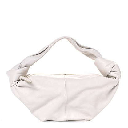 Bottega Veneta Calfskin Mini Double Knot Bag White 1 of 18