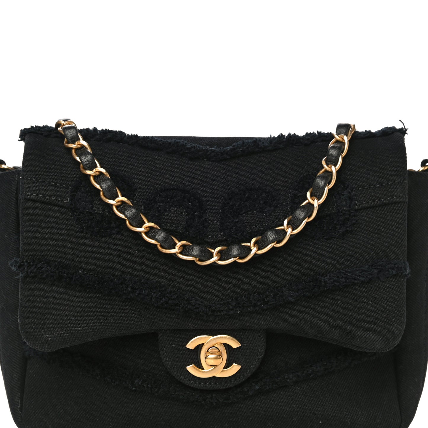 Denim Coco Flap Black