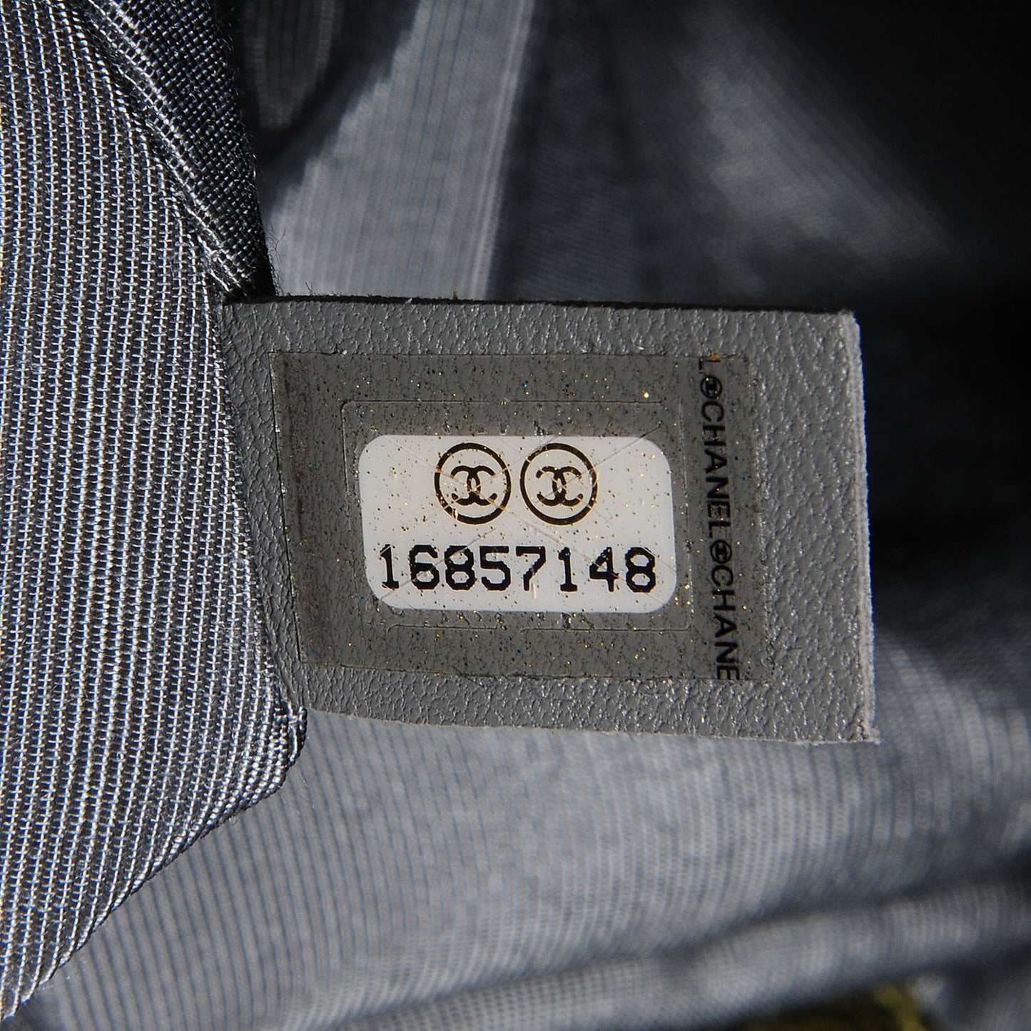 Grained Calfskin Quilted Medium Elastic Tote Green