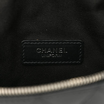 Chanel Calfskin Quilted Waist Belt Bag Black 6 of 11
