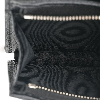 Gucci X BALENCIAGA BB Monogram Web Ophidia Card Case Wallet Black 7 of 12
