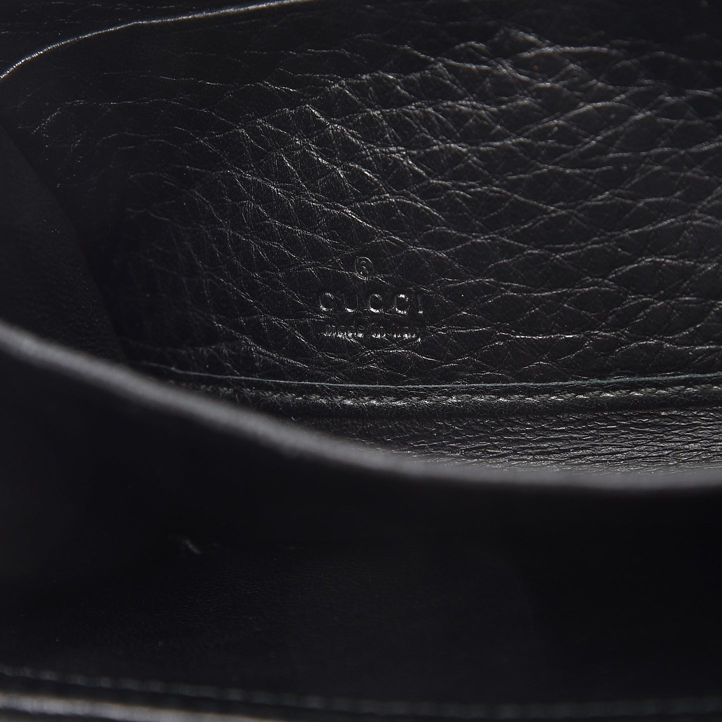 Pebbled Calfskin Soho Zip Around Wallet Black