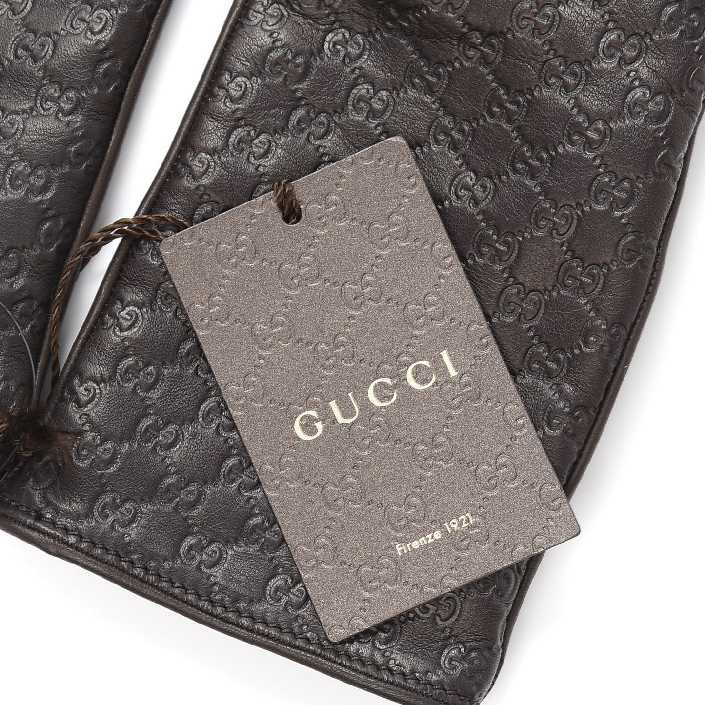 Guccissima Gloves 8.5 Brown