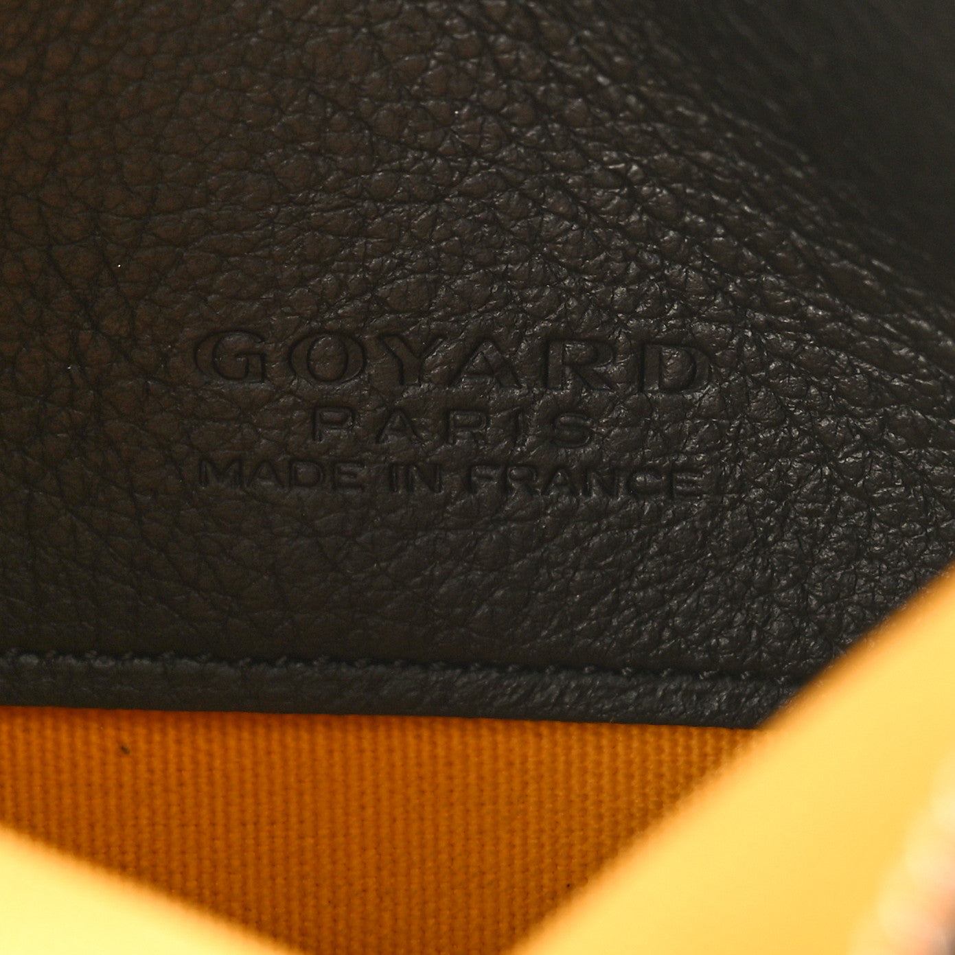 Goyardine Mini Senat Pochette Black