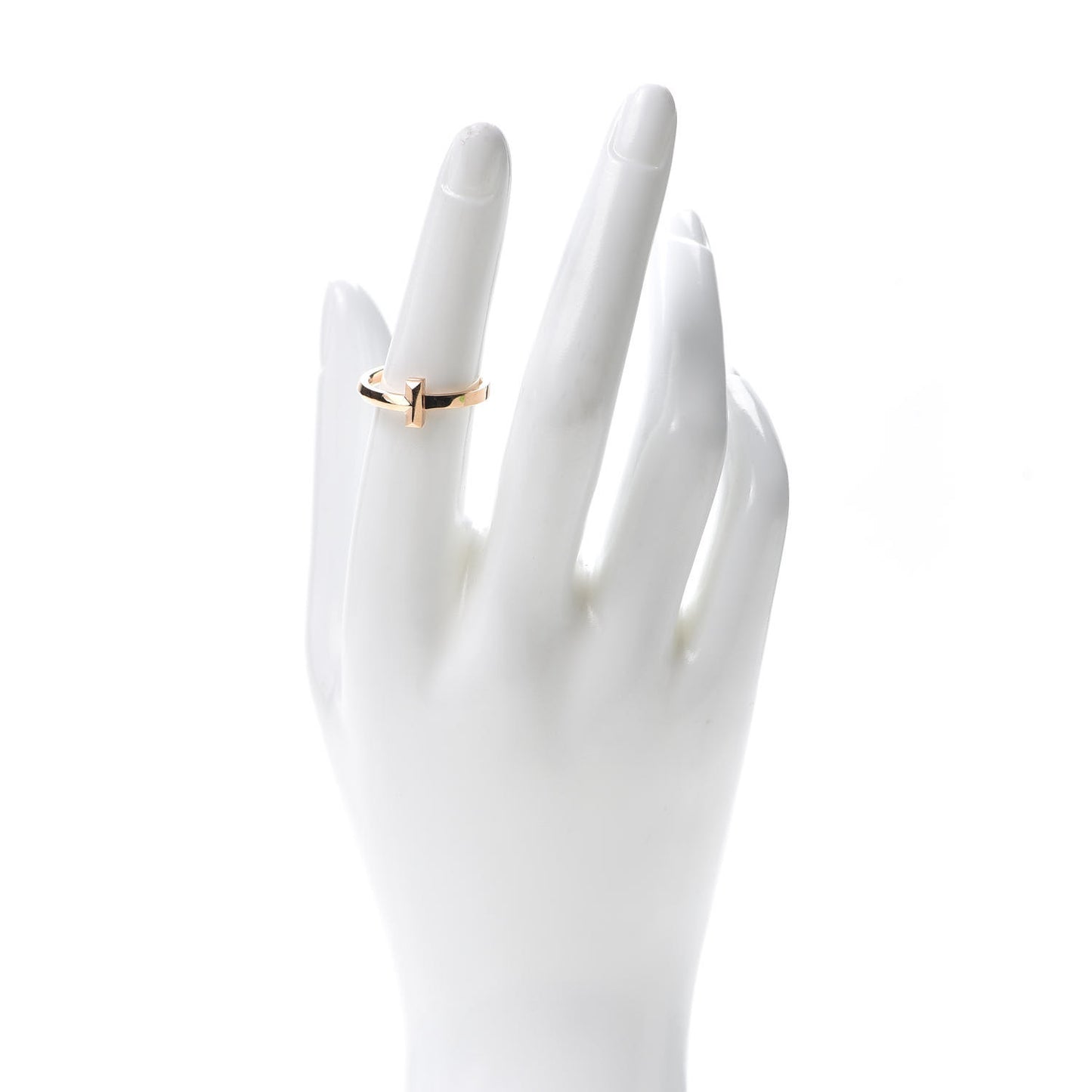 18K Rose Gold T T1 Ring 54 7