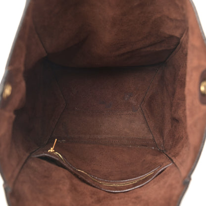 Celine Natural Calfskin Sangle Bucket Bag Dark Brown 5 of 24