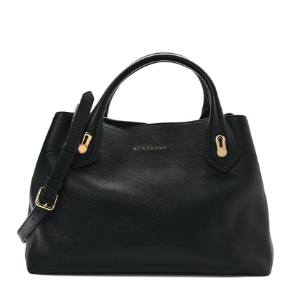 Burberry Grainy Calfskin Medium Milton Satchel Black 1 of 7