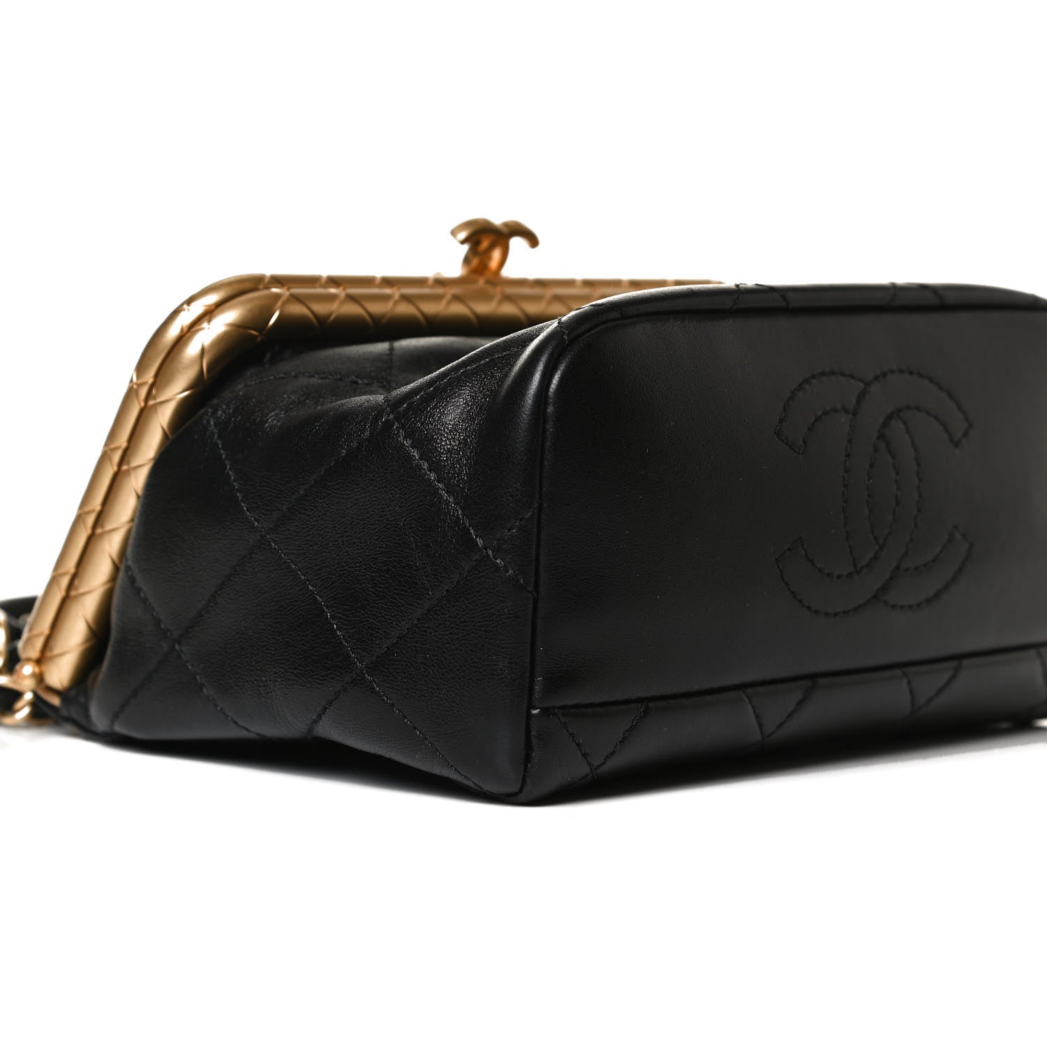 Chanel Lambskin Quilted My Crush Bag Black 9 of 14