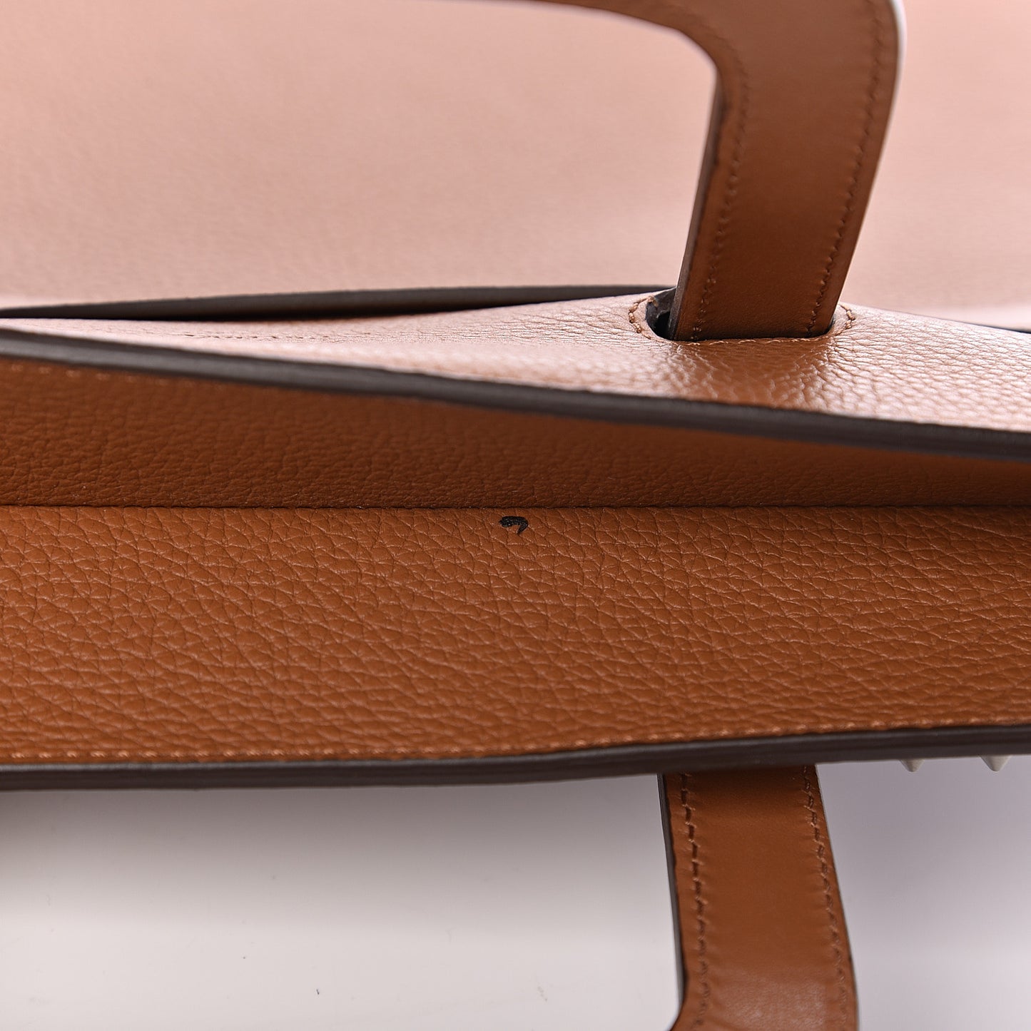 Calfskin Spiked Large Trictrac Portfolio Bag Cannelle