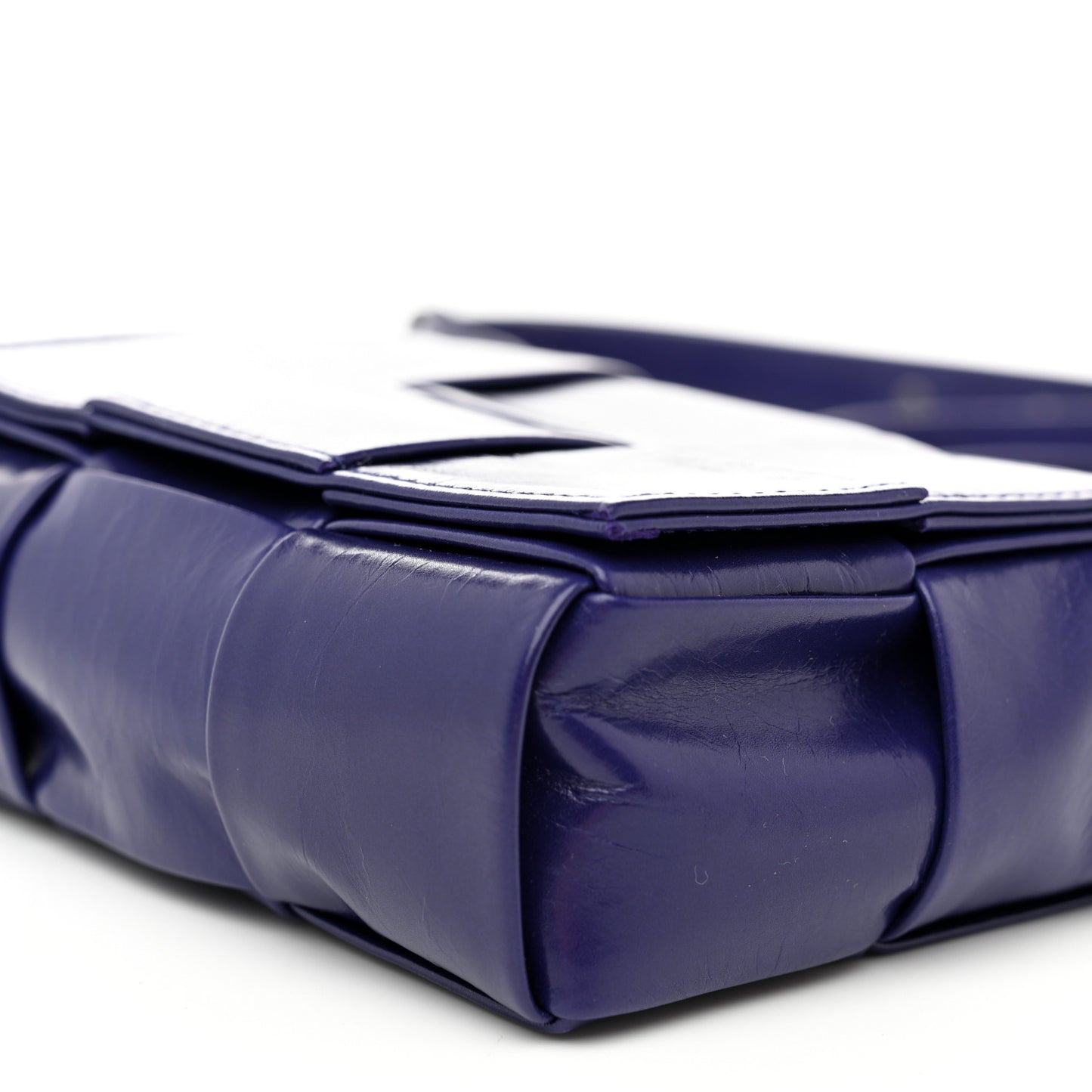 Paper Calfskin Maxi Intreccio Extra Mini Cassette Crossbody Bag