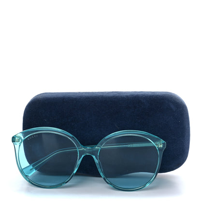 Gucci Acetate Sunglasses GG0257S Blue 8 of 8