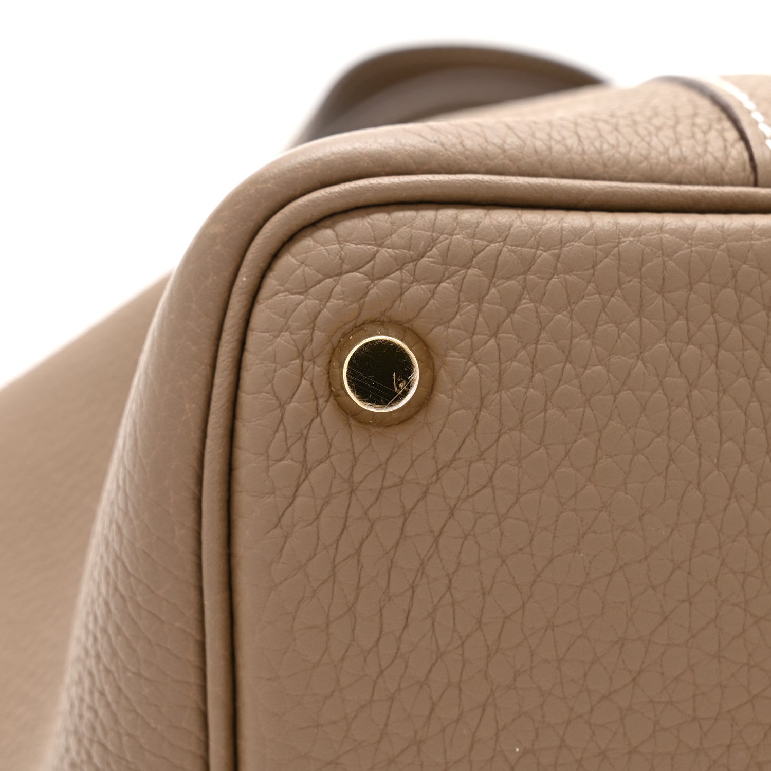 Hermes Taurillon Clemence Picotin Lock 18 PM Etoupe 13 of 14
