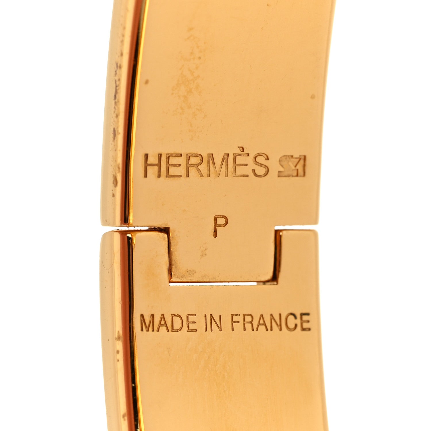 Hermes Enamel Narrow Clic Clac H Bracelet GM Black 4 of 5