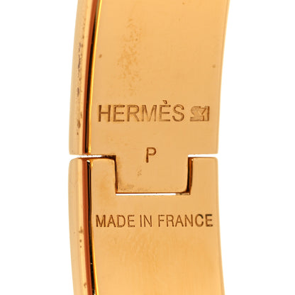 Hermes Enamel Narrow Clic Clac H Bracelet GM Black 4 of 5