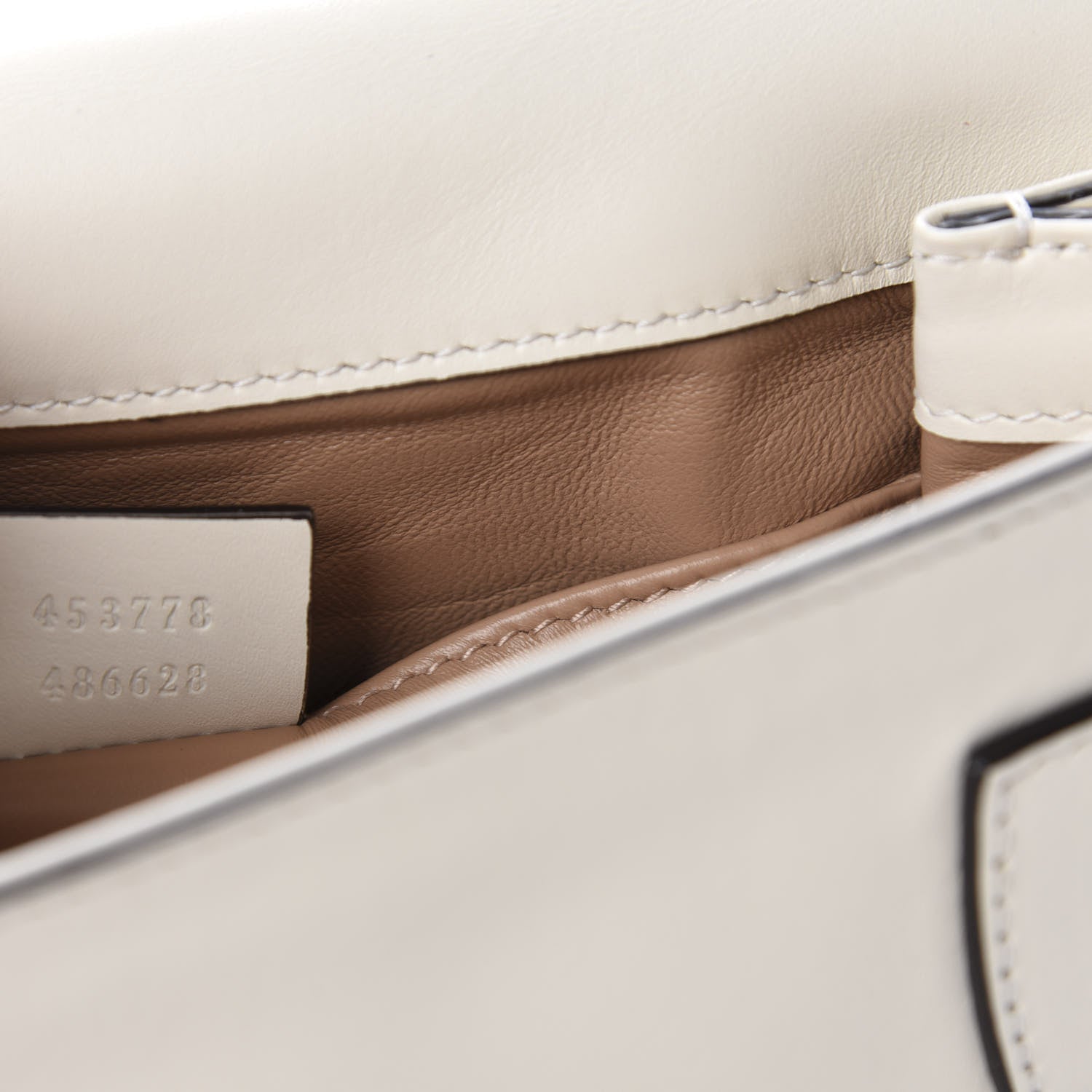 Gucci Nappa Pearl Studded Mini Queen Margaret Broadway Shoulder Bag Mystic White 9 of 11