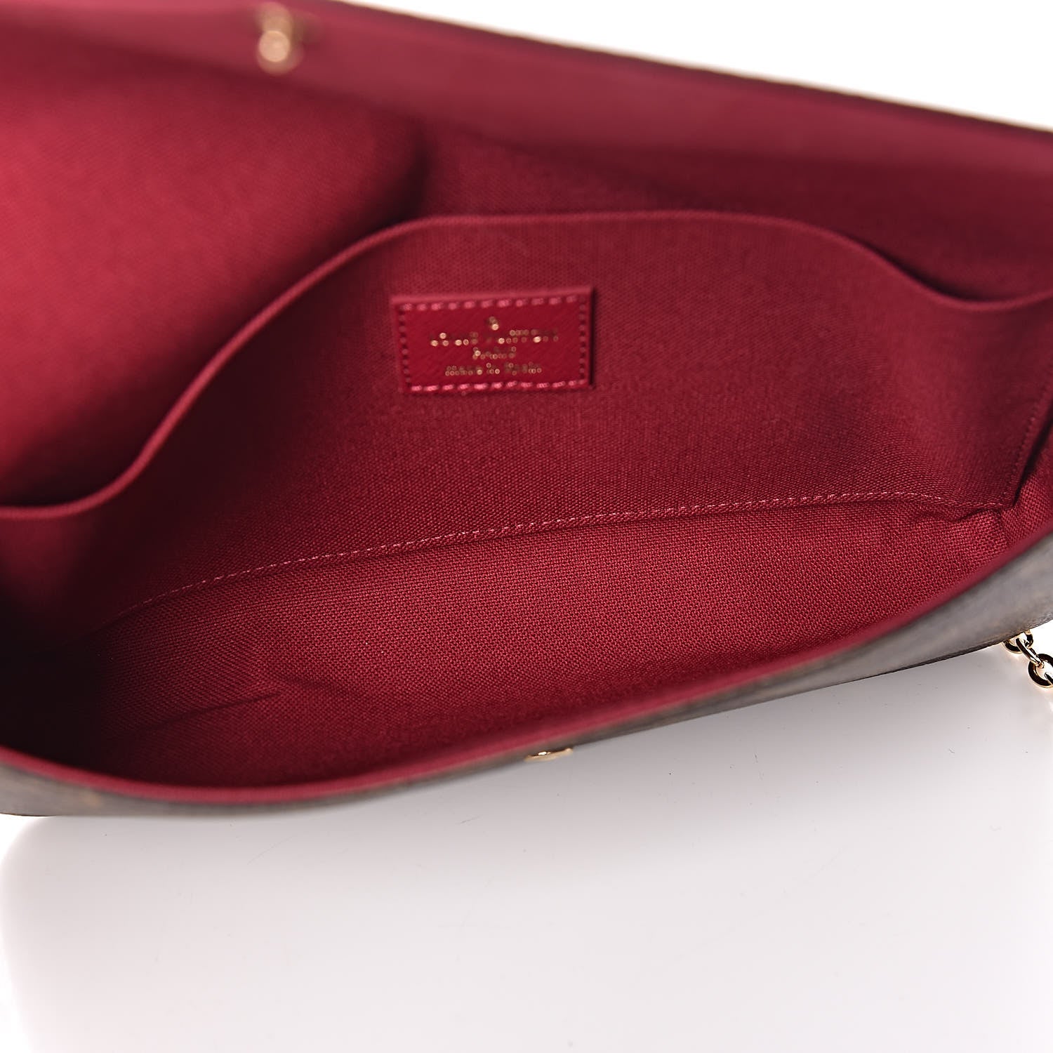 Louis Vuitton Monogram Pochette Felicie Chain Wallet Fuchsia 6 of 11