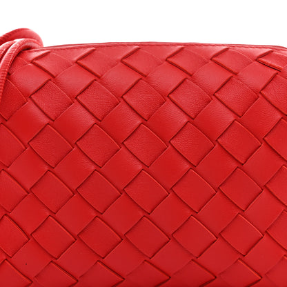 Bottega Veneta Nappa Intrecciato Mini Loop Camera Bag Apple Candy 7 of 9